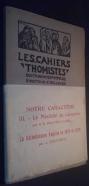 Les Cahiers Thomistes. Doctrine espirituelle. 5me année. N 10