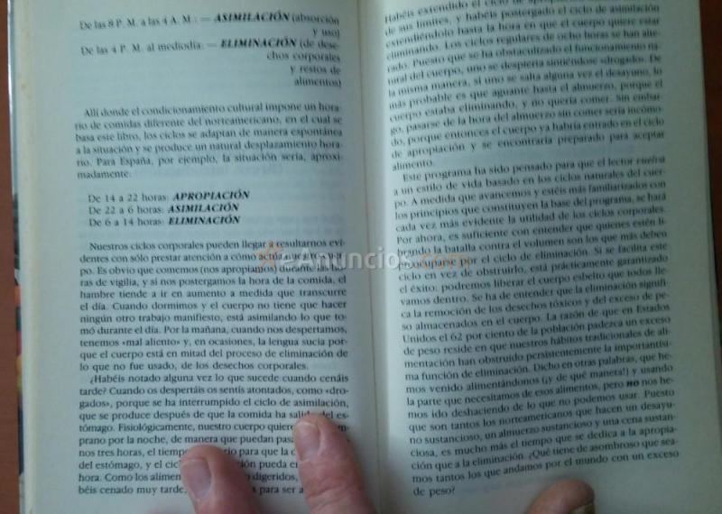 LA ANTIDIETA. Redactada por  Harvey y Marilyn Diamond