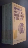Historia social de la literatura y del arte. 3 tomos