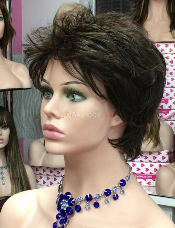 Peluca corta juvenil mod. Flores