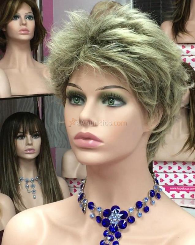 Peluca corta juvenil mod. Flores