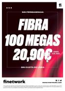 FIBRA 100Mb, 300Mb y 600Mb Sin permanencia
