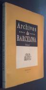 Los archivos de Barcelona. I. La ciudad. Guías de archivos y bibliotecas