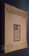 Boletín del Instituto de Investigaciones Bibliográficas. Tomo I. Número I