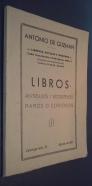 Librería de Antonio de Guzmán. Libros antiguos y modernos, raros o curiosos. Catálogo N 19