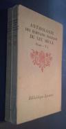 Anthologie des écrivains franais du XIX e siecle.  Prose. Tome I: 1800-1850. Tome II: 1850-1900. 2 tomos