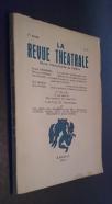 La Revue Théatrale. Revue International du Théatre. N 21