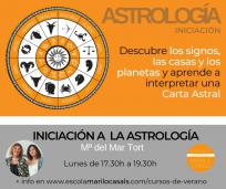 Nuevo curso verano iniciación a la astrología - ZOOM