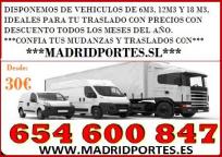 Portes muy economicos por horas madrid