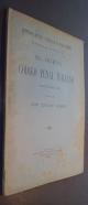 El nuevo Código Penal italiano vigente desde 1890. Apéndice al tomo III