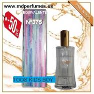 Oferta Perfume juvenil  N 375 TOOS KIDS BOY Alta Gama