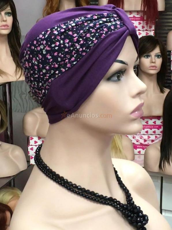 Turbantes Algodón Certificado Gots para uso Oncológico