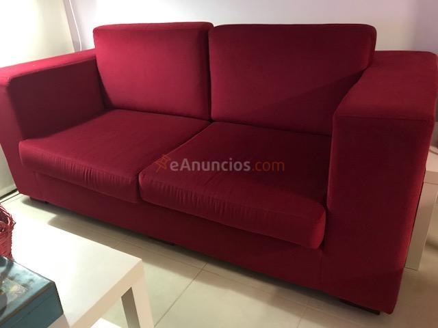 Sofá rojo Inspiración en clásicos de Roche Bobois