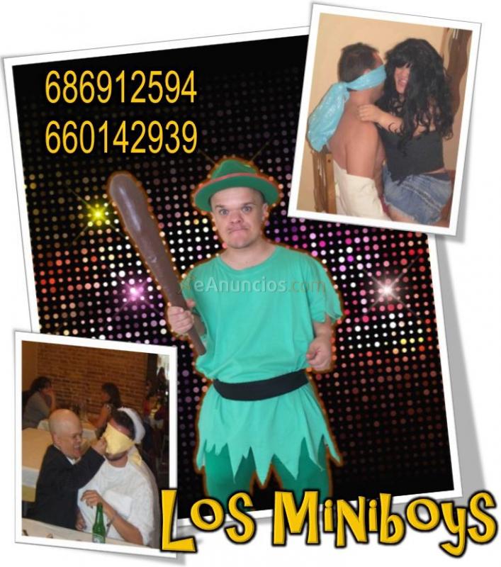 Enanos boys a domicilio en madrid, enano boy despedidas