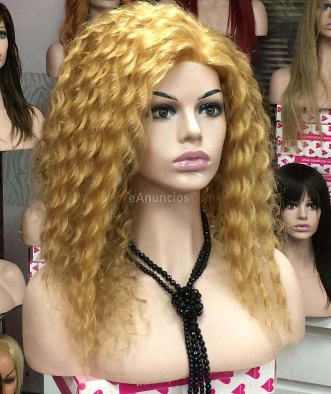 Peluca de cabello rizado natural ADELAIDE