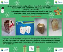 Cajas de carton para ancheta navideñas