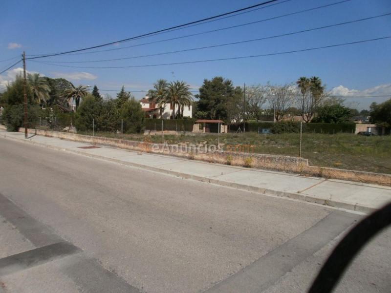 Parcela Rustica en venta en  Montealegre, L'Eliana