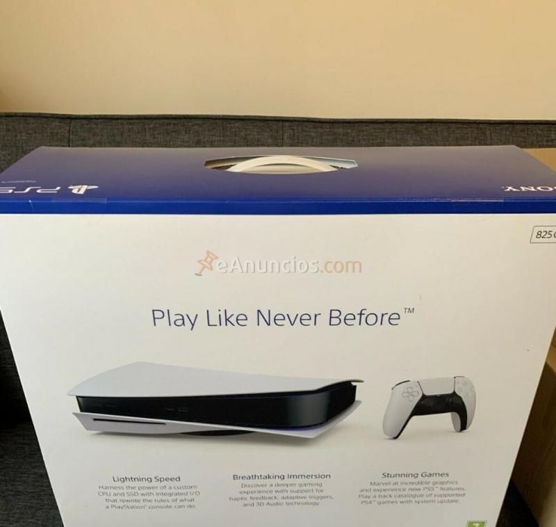 Sony PlayStation 5 (PS5) Disk Edition: nuevo, sin abrir