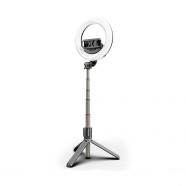 Akashi anillo led trípode negro soporte para smartphone