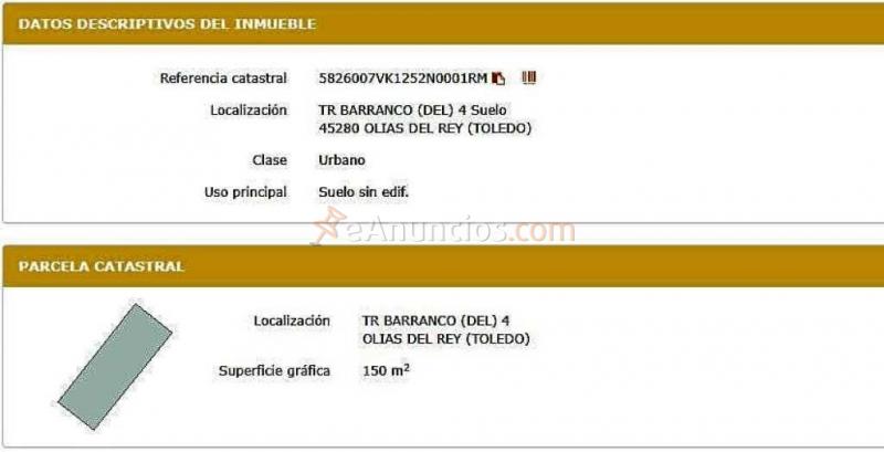 TERRENO URBANO EN EL CENTRO DE OLIAS