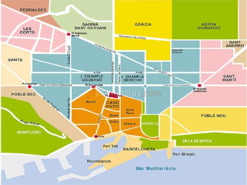 BARCELONA. Finca de apartamentos turísticos. En perfecto estado.