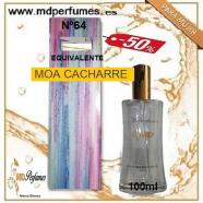 Oferta 10€ Perfume Mujer MOA CACHARRE Gama Equivalente