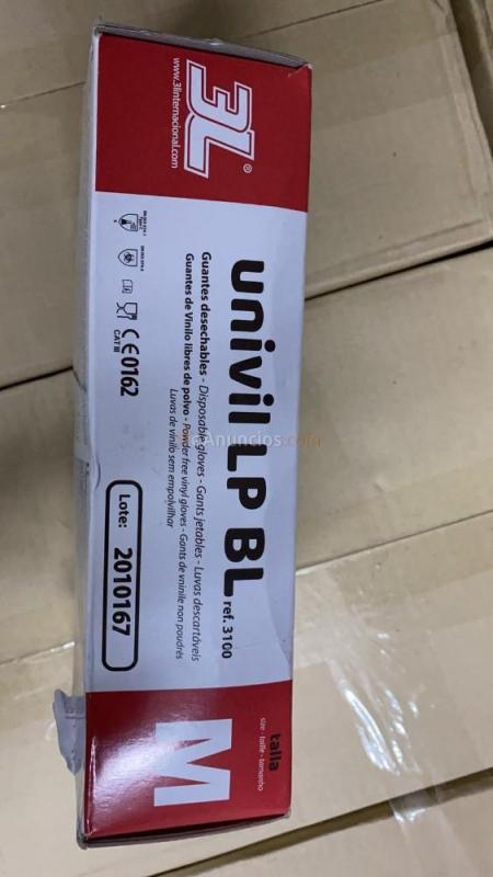 Guantes de vinilo en venta