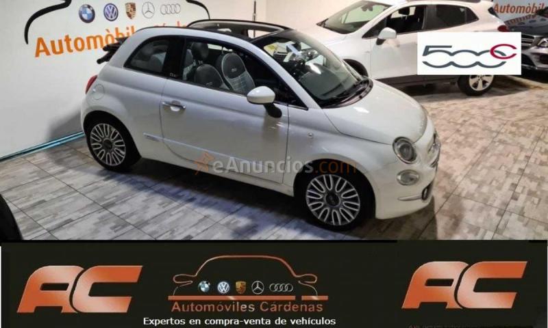 Fiat 500C 1.2 LOUNGE 69CV CAPOTA BEIGE-CLIMA-LLANTA 16