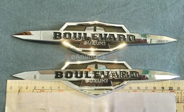 Anagramas logos tanque Suzuki boulevard