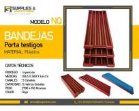 bandejas porta testigo para minerales