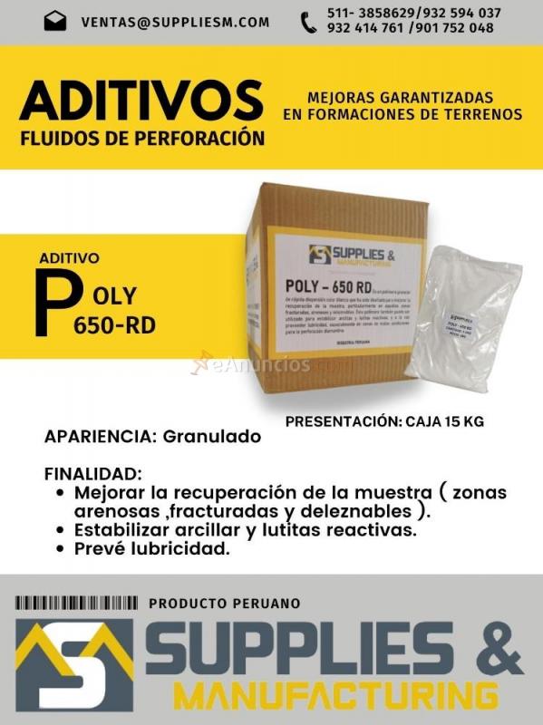 Aditivos (polimeros) para perforación