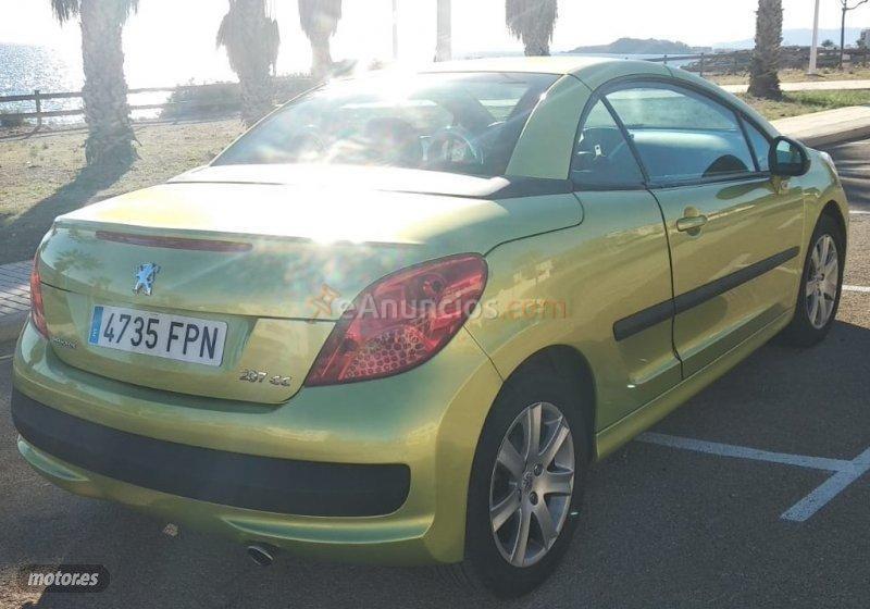 Peugeot 207 CC 1.4 i 120 CV. CABRIO de 2007 con 162.000 Km por 3.300 EUR. en Murcia