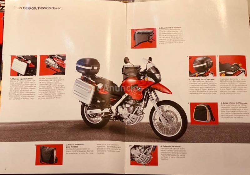 Catálogo accesorios motos BMW 650GS DAKAR