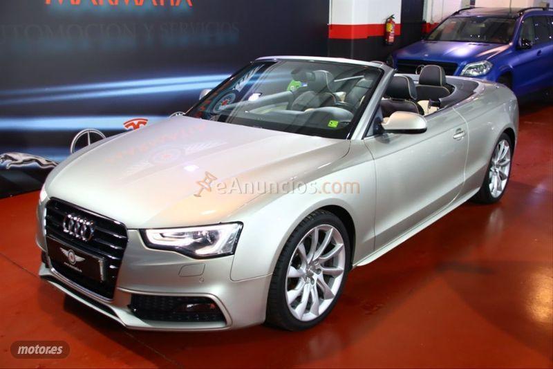 Audi A5 Cabrio 3.0 TDI 245cv quat Stro S line ed de 2014 con 139.000 Km por 21.990 EUR. en Madrid