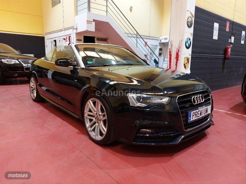 Audi A5 Cabrio 2.0 TDI clean 190CV quattr S line de 2016 con 98.000 Km por 25.990 EUR. en Madrid