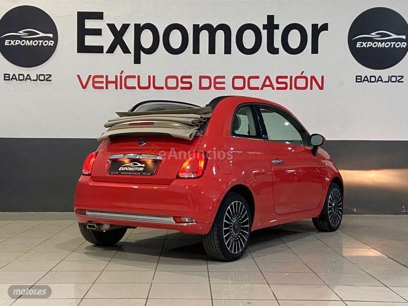 Fiat 500C Lounge 1.2 8v 51KW 69 CV de 2018 con 54.500 Km por 12.900 EUR. en Badajoz