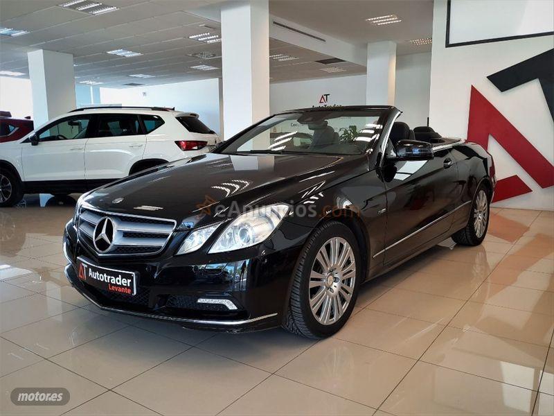 Mercedes Clase E Cabrio E 200 CGI BE Avantgarde de 2010 con 122.500 Km por 19.999 EUR. en Alicante