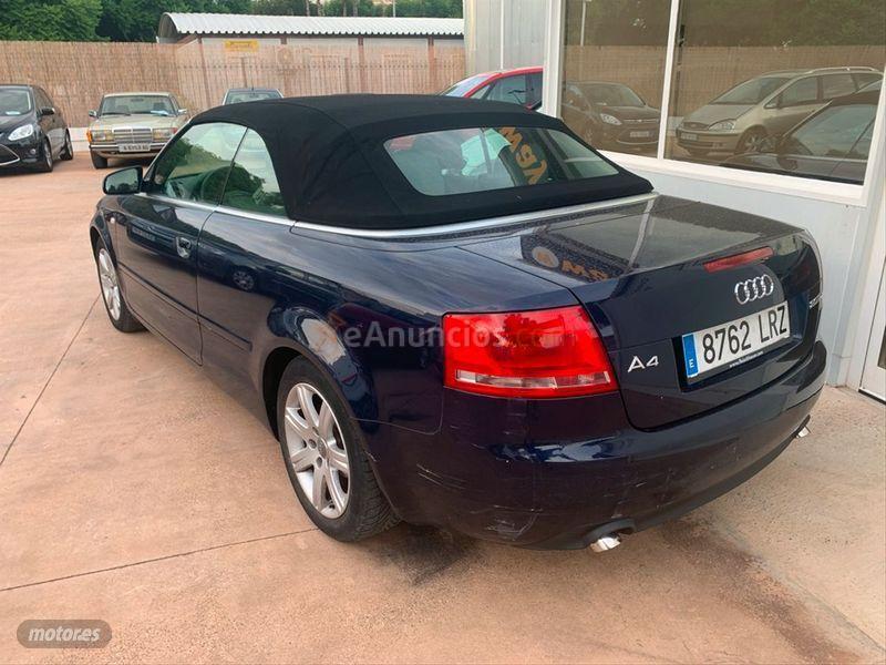 Audi A4 2.0 TDI Cabrio de 2006 con 153.000 Km por 6.900 EUR. en Valencia