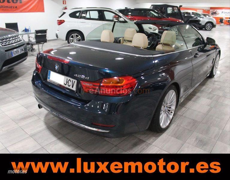 BMW Serie 4 420d Automatica de 2015 con 132.526 Km por 24.990 EUR. en Madrid